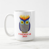 Tasse bleue de hibou de FH (Gauche)