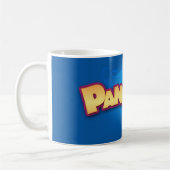 Tasse bleue de logo de Pandanda (Gauche)