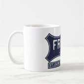 Tasse bleue de logo de St Louis San Francisco (Gauche)