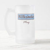 Tasse (bleue) de milkshake (Gauche)