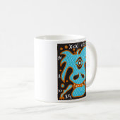 Tasse bleue de monstre de dragon (Devant droit)