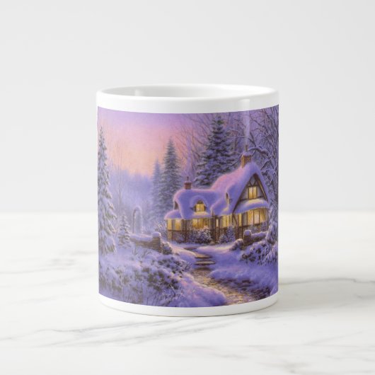 Tasse bleue de Noël (Devant)