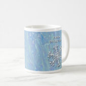 Tasse bleue de Noël (Devant droit)