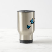 Tasse bleue de papillon (Centre)
