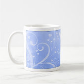 Tasse bleue de remous de colombe de Shalom (Gauche)