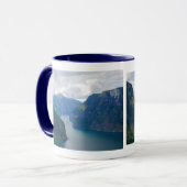 Tasse bleue de rêve de fjord (Devant gauche)