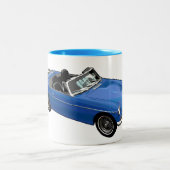 Tasse bleue de roadster (Centre)