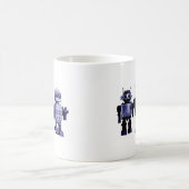 tasse bleue de robots (Centre)