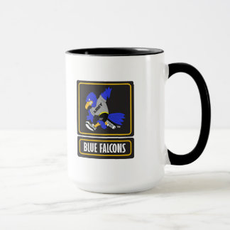 Tasse bleue de sonnerie de Falcons