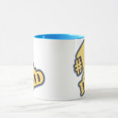 Tasse bleue de sonnerie du papa #1 (Centre)