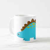 Tasse bleue de Stegosaurus (Devant gauche)