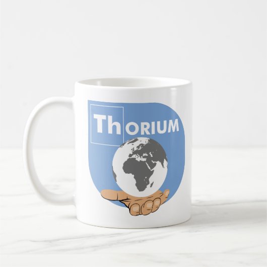 Tasse bleue de thorium (Gauche)