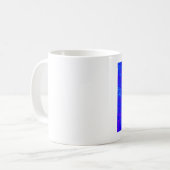tasse bleue de tranquilité (Devant gauche)