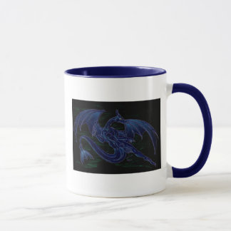 Tasse bleue de vague