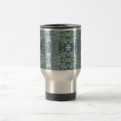 Tasse bleue de voyage de conception d'ormeau (Centre)
