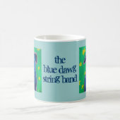tasse bleue d'orchestre à cordes de dawg (Centre)