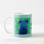 tasse bleue d'orchestre à cordes de dawg (Gauche)