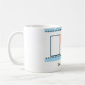 tasse bleue et orange entièrement customizeable de (Gauche)