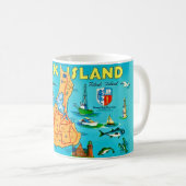 Tasse Block Island Rhode Island (Devant droit)