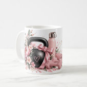 Tasse Bloom Plus Forte Chaque Jour Modifiable (Devant gauche)