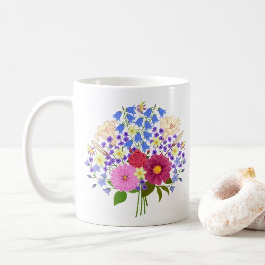 Tasse Blumenstrauss Classique (Avec donut)