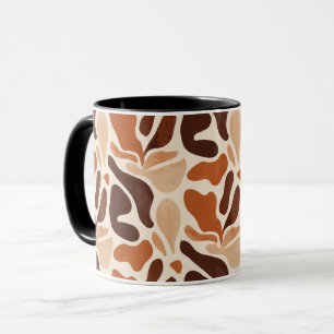 Tasse Boho Abstract Flow – Composition de forme do