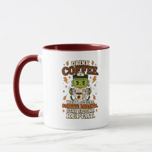 Tasse Boire du Café Survivre aux Patients Restez S