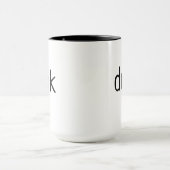 Tasse "boisson" minimaliste (Centre)