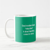 Tasse Bon Enseignant Connaît Café (Gauche)