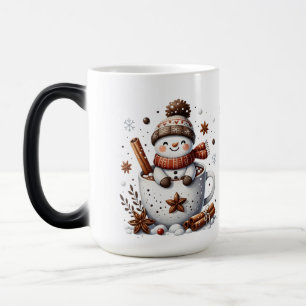 Tasse Bonhomme de Neige de Noël, Fête du Chocolat