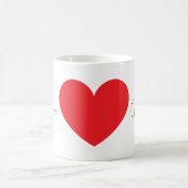 Tasse Bonjour Cœur (Centre)