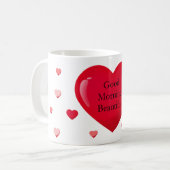 tasse bonjour de forme d'amour de coeur belle (Devant gauche)