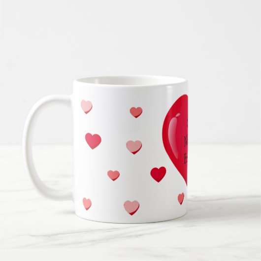 tasse bonjour de forme d'amour de coeur belle (Gauche)