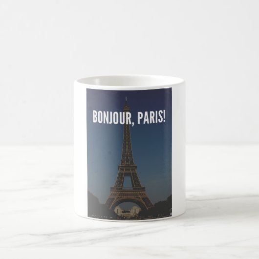 Tasse bonjour paris (Centre)