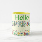 Tasse Bonjour Printemps (Centre)