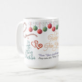 Tasse Bonne Année – Design de célébration premium (Devant gauche)