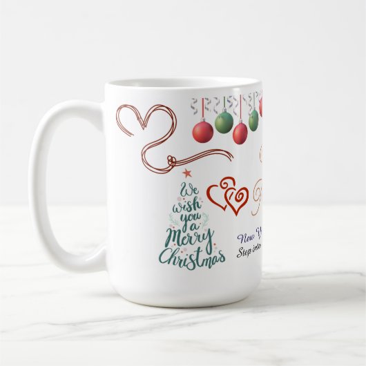 Tasse Bonne Année – Design de célébration premium (Gauche)