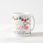 Tasse Bonne Année – Design de Célébration Premium (Devant droit)