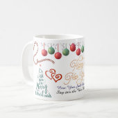Tasse Bonne Année – Design de Célébration Premium (Devant gauche)