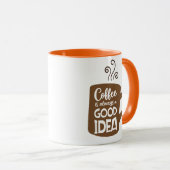 Tasse Bonne Idée Café (Devant droit)