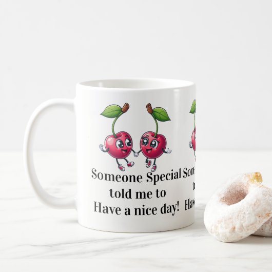 Tasse Bonne Journée ! (Avec donut)