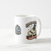 Tasse Bonne Mousse, Bonne Vie (Devant droit)