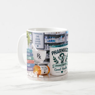 Tasse Bonne Santé Ordonnance Pharmacien