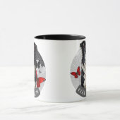 Tasse Border Collie Maman – Cadeau de tasse de caf (Centre)