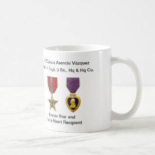 Tasse Borinqueneers - étoile en bronze et Purple