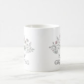 Tasse botanique de fleurs sauvages "Continuez à gr (Centre)