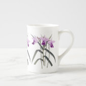 Tasse botanique florale de porcelaine tendre (Droite)