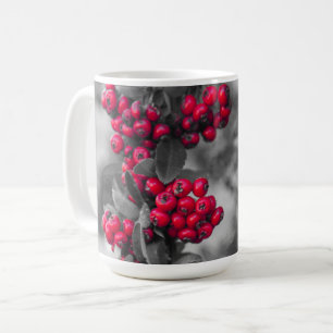 Tasse botanique Pyracantha Baie Rouge et Gris