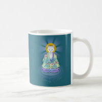 Tasse bouddhiste de chat de Meow de sérénité