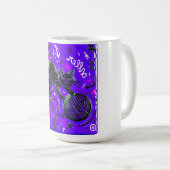 Tasse Boule de Fil Chat Noir (Devant droit)